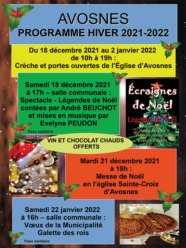 Flyer Animations Hiver 2021-2022