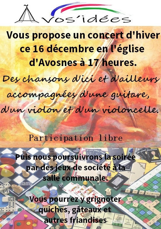 CONCERT HIVER AVOS'IDEES