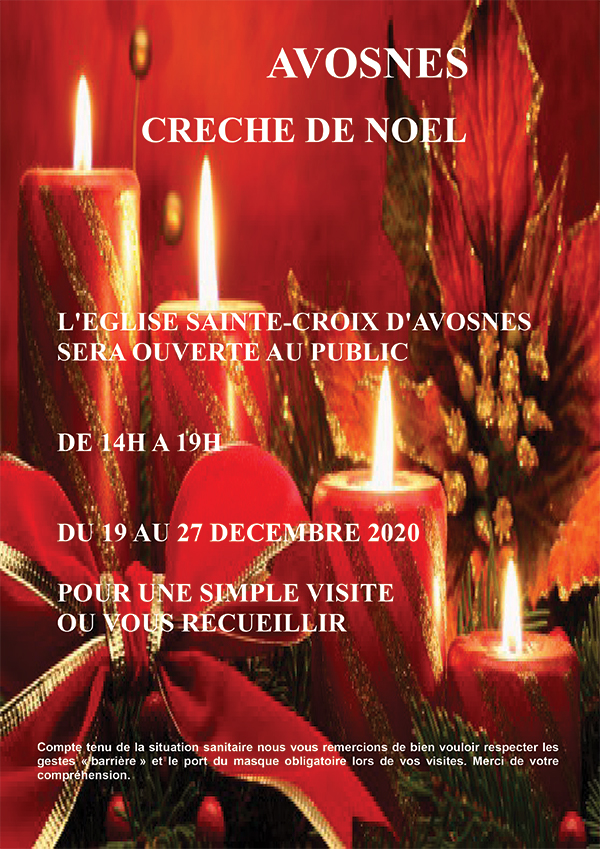 Crèche Noël 2020