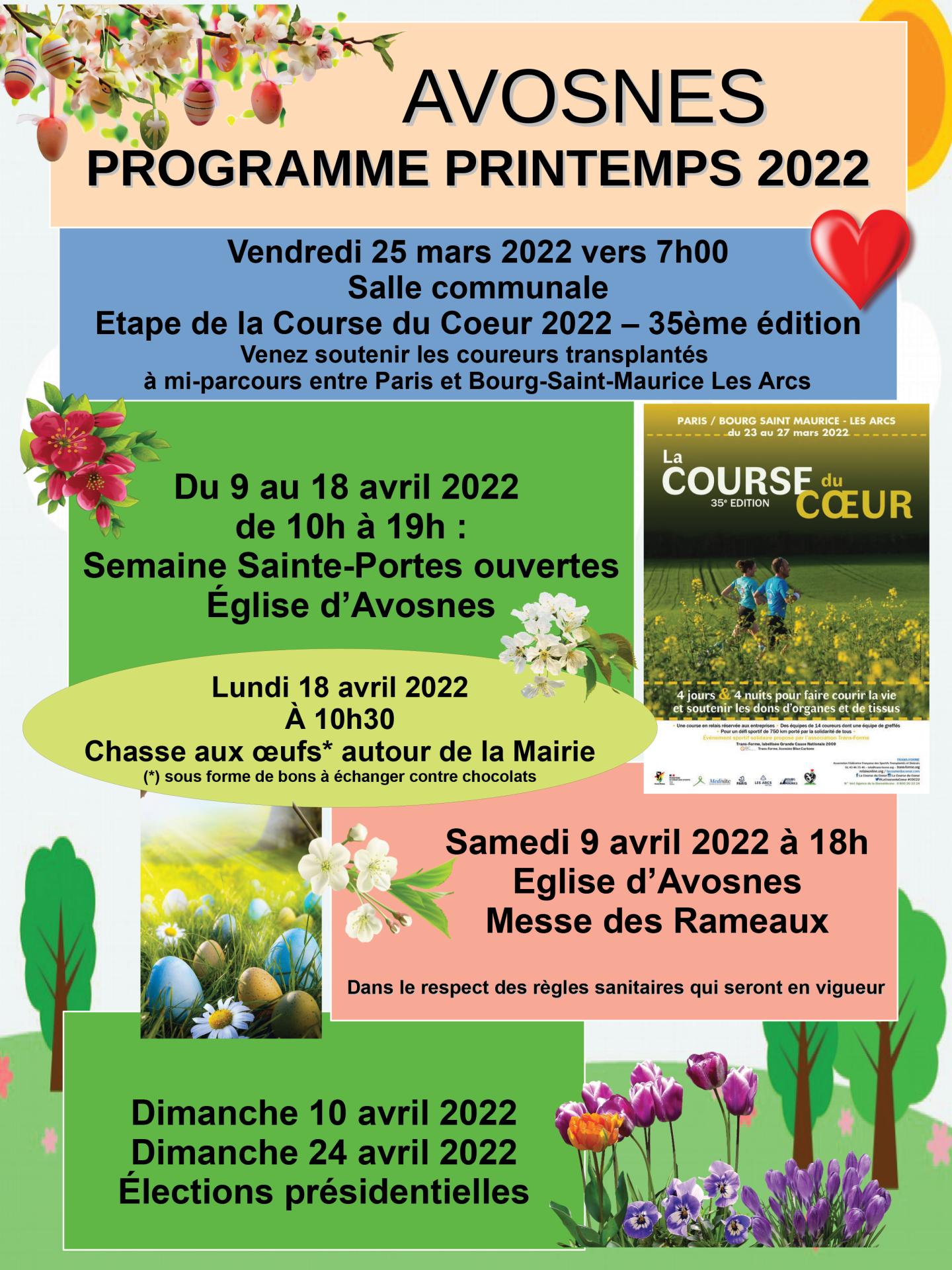 Flyer Animations Printemps 2022