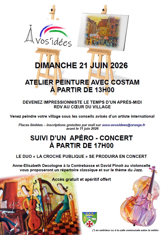AVOSNES FETE MUSIQUE PEINTURE 2026