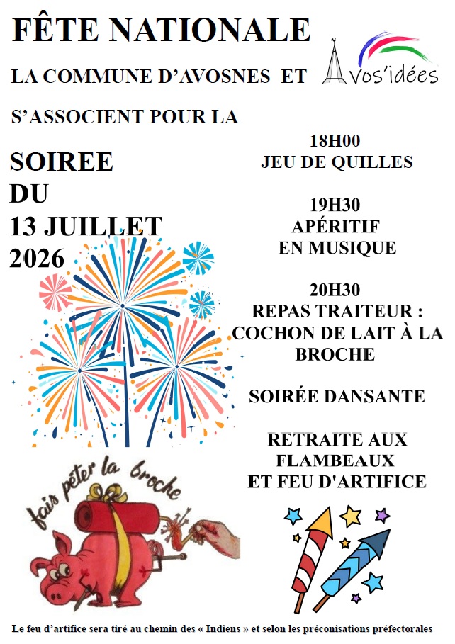AVOSNES FETE NATIONALE