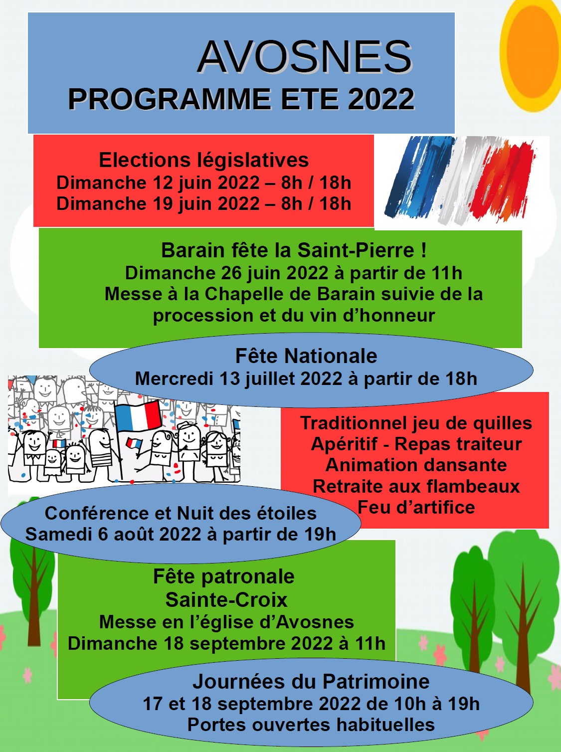 PROGRAMME ETE 2022